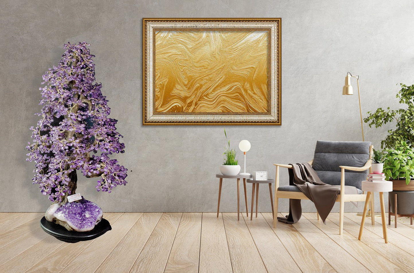 65英寸 天然紫水晶樹